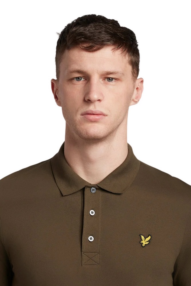 LYLE & SCOTT ESSENTIALS PLAIN POLO SHIRT ΜΠΛΟΥΖΑ ΑΝΔΡΙΚΗ KHAKI