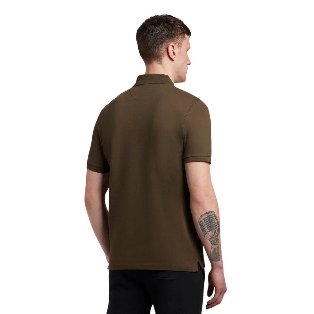 LYLE & SCOTT ESSENTIALS PLAIN POLO T-SHIRT ΜΠΛΟΥΖΑ ΑΝΔΡΙΚΗ KHAKI