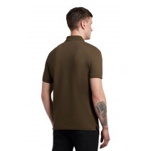 LYLE & SCOTT ESSENTIALS PLAIN POLO T-SHIRT ΜΠΛΟΥΖΑ ΑΝΔΡΙΚΗ KHAKI