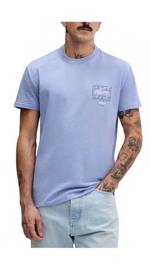 TOMMY JEANS REG SIGN SPRAY T-SHIRT ΜΠΛΟΥΖΑ ΑΝΔΡΙΚΗ CIEL