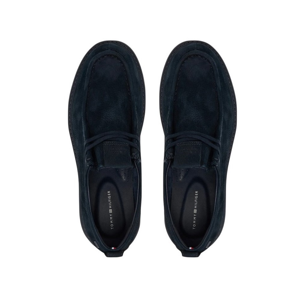 TOMMY HILFIGER COMFORT NUBUCK MOC TOE SHOE ΠΑΠΟΥΤΣΙΑ ΑΝΔΡΙΚΟ NAVY