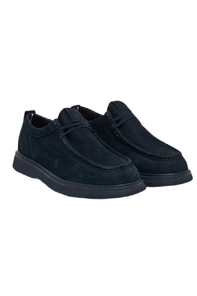 TOMMY HILFIGER COMFORT NUBUCK MOC TOE SHOE ΠΑΠΟΥΤΣΙΑ ΑΝΔΡΙΚΟ NAVY
