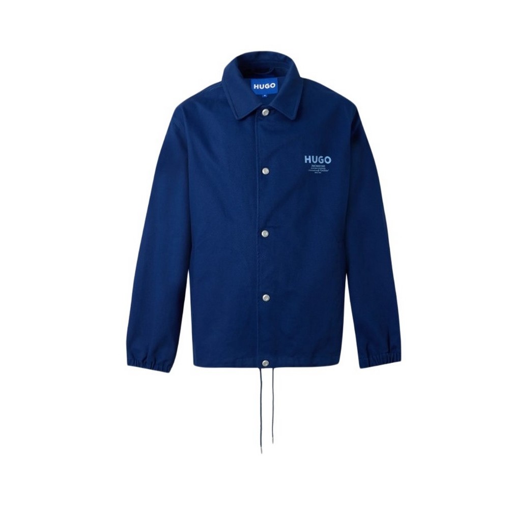 HUGO BOSS BIYO CASUAL JACKET ΜΠΟΥΦΑΝ ΑΝΔΡΙΚΟ BLUE