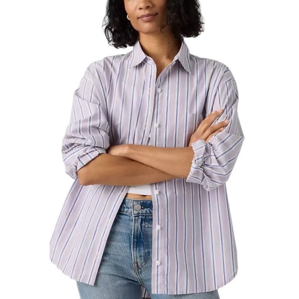LEVIS HARLIE BOYFRIEND SHIRT ΠΟΥΚΑΜΙΣΟ ΓΥΝΑΙΚΕΙΟ PURPLE