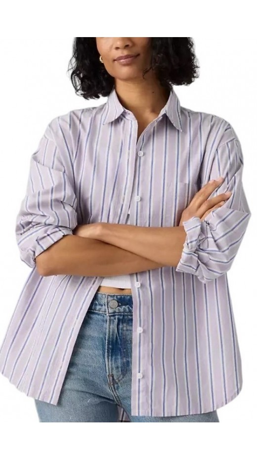LEVIS HARLIE BOYFRIEND SHIRT ΠΟΥΚΑΜΙΣΟ ΓΥΝΑΙΚΕΙΟ PURPLE