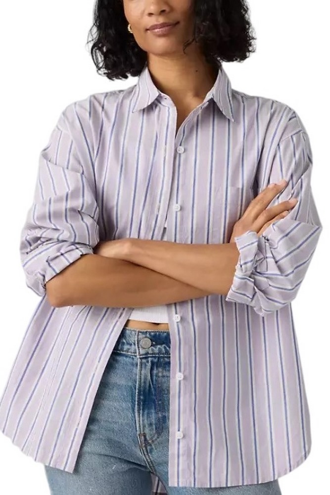 LEVIS HARLIE BOYFRIEND SHIRT ΠΟΥΚΑΜΙΣΟ ΓΥΝΑΙΚΕΙΟ PURPLE