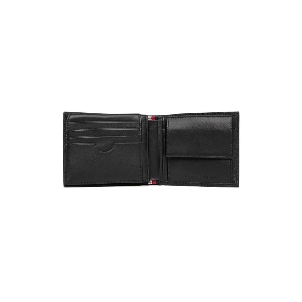 TOMMY HILFIGER FLAG CC FLAP AND COIN ΠΟΡΤΟΦΟΛΙ ΑΝΔΡΙΚΟ BLACK