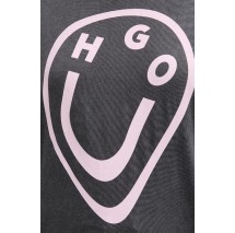 HUGO BOSS JERSEY OVERSIZED TEE B T-SHIRT ΜΠΛΟΥΖΑ ΓΥΝΑΙΚΕΙΑ DARK GREY