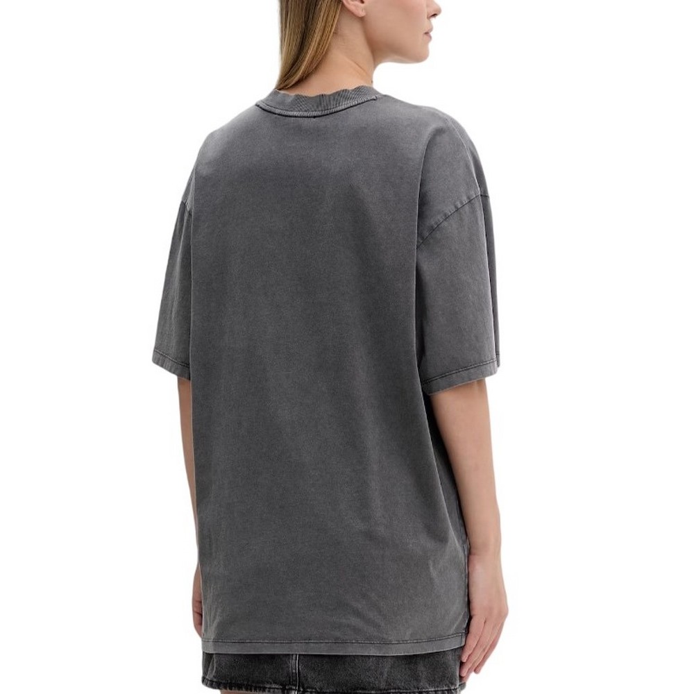 HUGO BOSS JERSEY OVERSIZED TEE B T-SHIRT ΜΠΛΟΥΖΑ ΓΥΝΑΙΚΕΙΑ DARK GREY