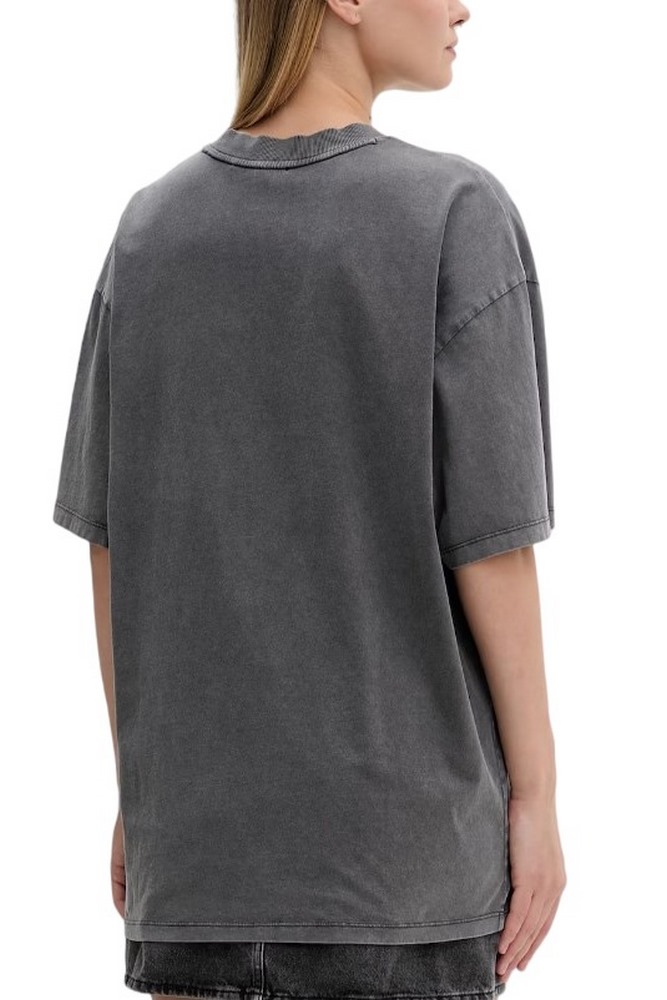HUGO BOSS JERSEY OVERSIZED TEE B T-SHIRT ΜΠΛΟΥΖΑ ΓΥΝΑΙΚΕΙΑ DARK GREY