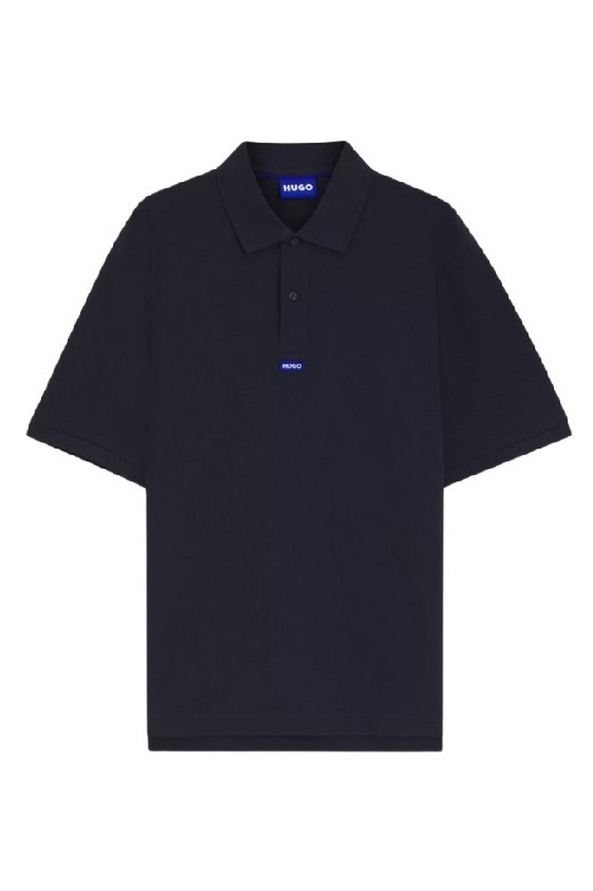 HUGO BOSS NOLITOS JERSEY POLO T-SHIRT ΜΠΛΟΥΖΑ ΑΝΔΡΙΚΗ NAVY