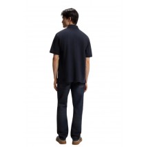 HUGO BOSS NOLITOS JERSEY POLO T-SHIRT ΜΠΛΟΥΖΑ ΑΝΔΡΙΚΗ NAVY
