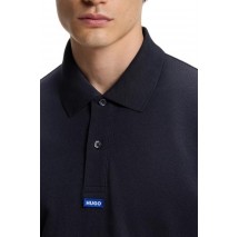 HUGO BOSS NOLITOS JERSEY POLO T-SHIRT ΜΠΛΟΥΖΑ ΑΝΔΡΙΚΗ NAVY