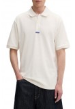 HUGO BOSS NOLITOS JERSEY POLO T-SHIRT ΜΠΛΟΥΖΑ ΑΝΔΡΙΚΗ WHITE