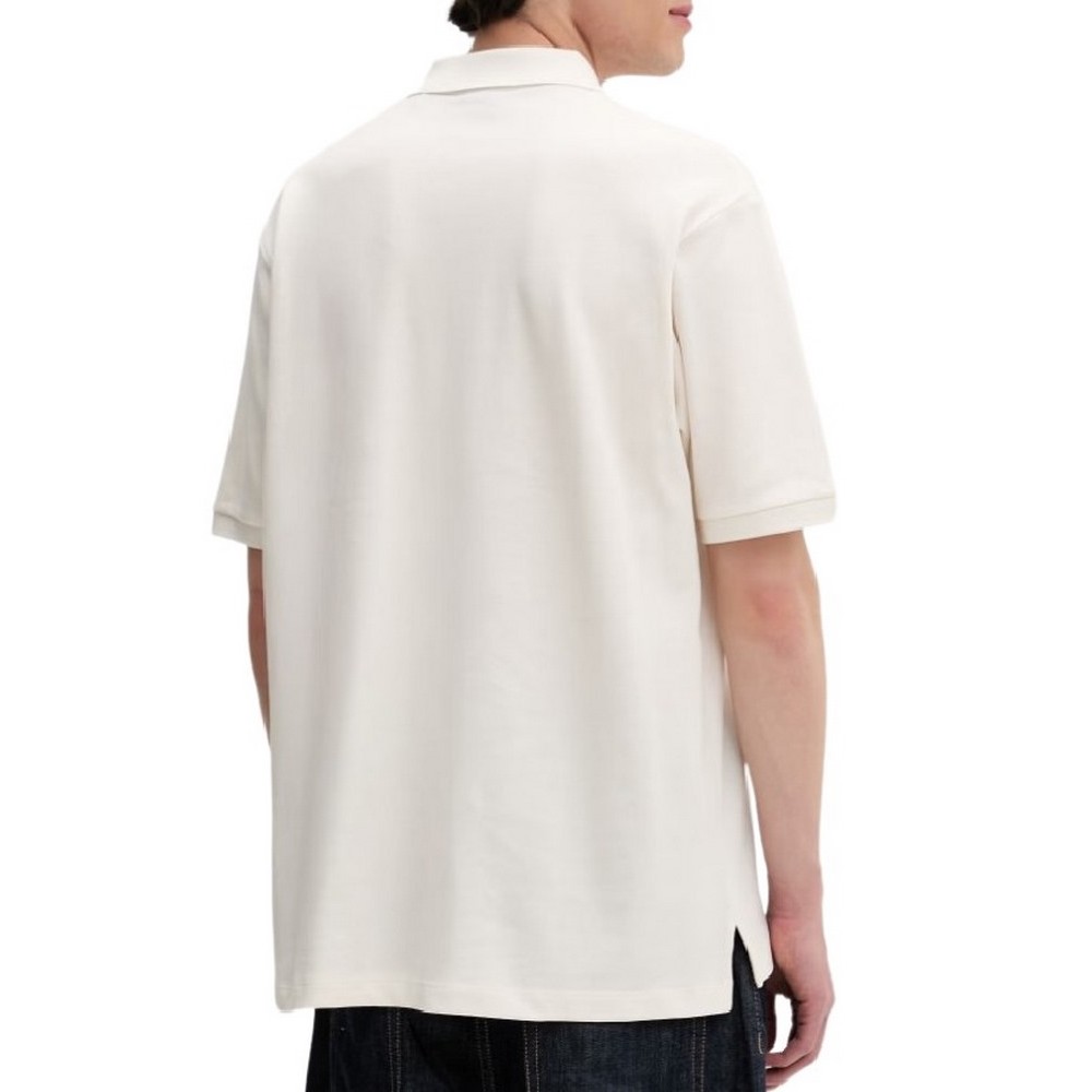 HUGO BOSS NOLITOS JERSEY POLO T-SHIRT ΜΠΛΟΥΖΑ ΑΝΔΡΙΚΗ WHITE