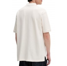 HUGO BOSS NOLITOS JERSEY POLO T-SHIRT ΜΠΛΟΥΖΑ ΑΝΔΡΙΚΗ WHITE