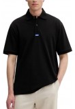 HUGO BOSS NOLITOS JERSEY POLO T-SHIRT ΜΠΛΟΥΖΑ ΑΝΔΡΙΚΗ BLACK
