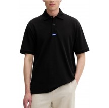 HUGO BOSS NOLITOS JERSEY POLO T-SHIRT ΜΠΛΟΥΖΑ ΑΝΔΡΙΚΗ BLACK