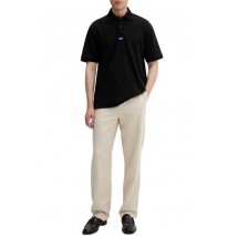 HUGO BOSS NOLITOS JERSEY POLO T-SHIRT ΜΠΛΟΥΖΑ ΑΝΔΡΙΚΗ BLACK