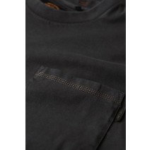 SUPERDRY CONTRAST STITCH POCKET T-SHIRT ΜΠΛΟΥΖΑ ΑΝΔΡΙΚΗ WASHED BLACK