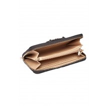 GUESS SILIA SLG LARGE ZIP AROUND ΠΟΡΤΟΦΟΛΙ ΓΥΝΑΙΚΕΙΟ BROWN