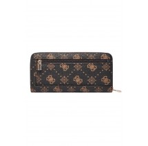 GUESS SILIA SLG LARGE ZIP AROUND ΠΟΡΤΟΦΟΛΙ ΓΥΝΑΙΚΕΙΟ BROWN