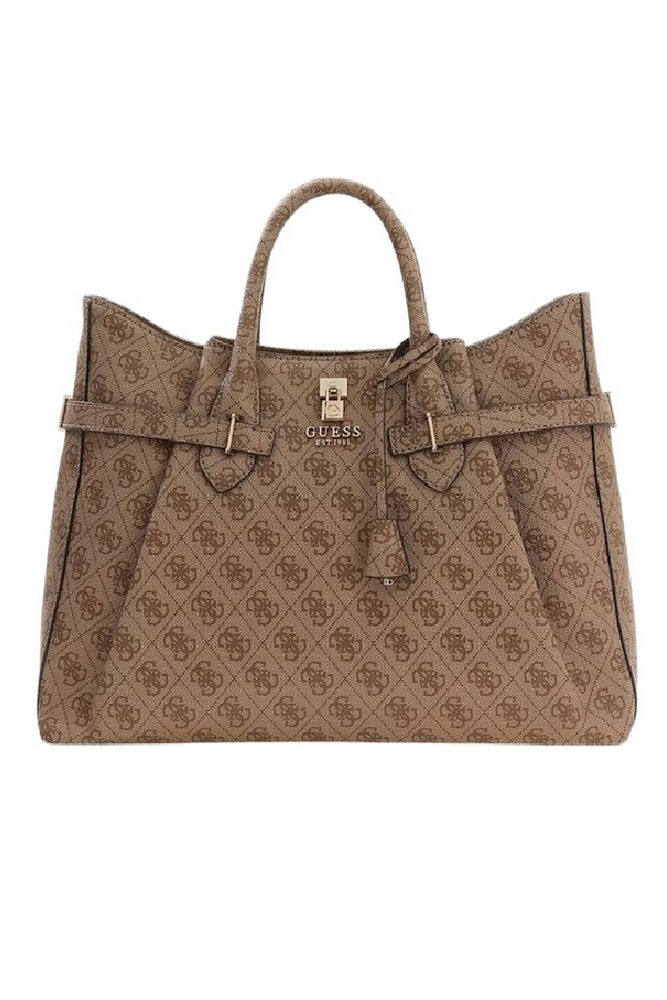GUESS YESBA GIRLFRIEND SATCHEL ΤΣΑΝΤΑ ΓΥΝΑΙΚΕΙΑ LATTE