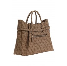 GUESS YESBA GIRLFRIEND SATCHEL ΤΣΑΝΤΑ ΓΥΝΑΙΚΕΙΑ LATTE