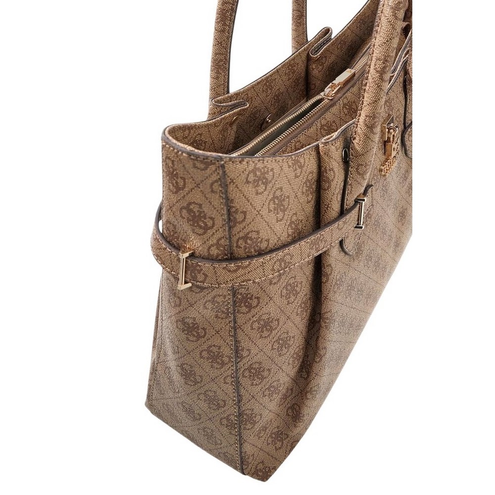 GUESS YESBA GIRLFRIEND SATCHEL ΤΣΑΝΤΑ ΓΥΝΑΙΚΕΙΑ LATTE