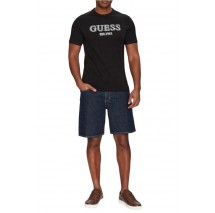 GUESS LOGO TEE T-SHIRT ΜΠΛΟΥΖΑ ΑΝΔΡΙΚΗ BLACK