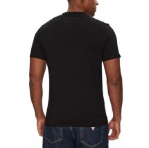 GUESS LOGO TEE T-SHIRT ΜΠΛΟΥΖΑ ΑΝΔΡΙΚΗ BLACK