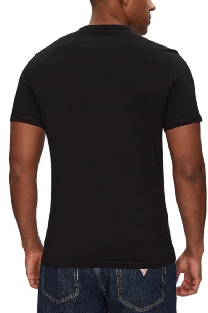 GUESS LOGO TEE T-SHIRT ΜΠΛΟΥΖΑ ΑΝΔΡΙΚΗ BLACK