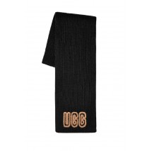 UGG  CHUNKY CRAFTED RIB SCARF 102787 ΚΑΣΚΟΛ ΓΥΝΑΙΚΕΙΟ BLACK