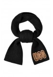 UGG  CHUNKY CRAFTED RIB SCARF 102787 ΚΑΣΚΟΛ ΓΥΝΑΙΚΕΙΟ BLACK