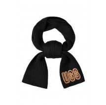 UGG  CHUNKY CRAFTED RIB SCARF 102787 ΚΑΣΚΟΛ ΓΥΝΑΙΚΕΙΟ BLACK