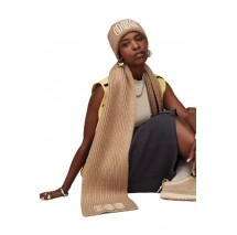 UGG  CHUNKY CRAFTED RIB SCARF 102787 ΚΑΣΚΟΛ ΓΥΝΑΙΚΕΙΟ BEIGE