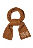UGG  CHUNKY CRAFTED RIB SCARF 102787 ΚΑΣΚΟΛ ΓΥΝΑΙΚΕΙΟ BROWN