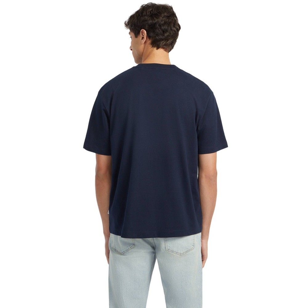 GUESS JEANS CN OS LOGO EMB TEE T-SHIRT ΜΠΛΟΥΖΑ ΑΝΔΡΙΚΗ DARK NAVY