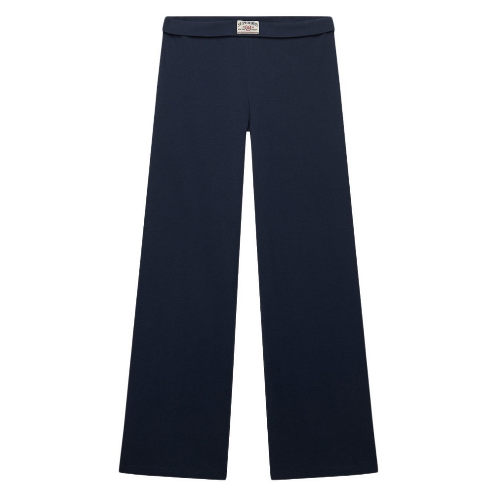 SUPERDRY ATH ESS FOLD OVER JOGGER ΠΑΝΤΕΛΟΝΙ ΦΟΡΜΑ ΓΥΝΑΙΚΕΙΟ BLUE