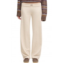 SUPERDRY ATH ESS FOLD OVER JOGGER ΠΑΝΤΕΛΟΝΙ ΦΟΡΜΑ ΓΥΝΑΙΚΕΙΟ BROWN