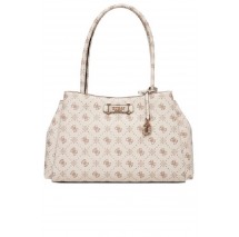 GUESS CARRIE LOGO GRLFRND CARRYALL ΤΣΑΝΤΑ ΓΥΝΑΙΚΕΙΑ VANILLA