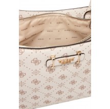 GUESS CARRIE LOGO GRLFRND CARRYALL ΤΣΑΝΤΑ ΓΥΝΑΙΚΕΙΑ VANILLA