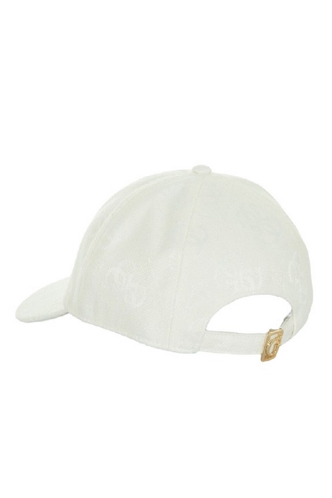 GUESS JEANIE JCQ MCR ALLVR BSBLL CAP ΚΑΠΕΛΟ ΓΥΝΑΙΚΕΙΟ WHITE