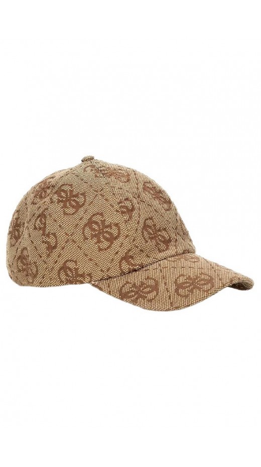 GUESS JEANIE JCQ MCR ALLVR BSBLL CAP ΚΑΠΕΛΟ ΓΥΝΑΙΚΕΙΟ LATTE