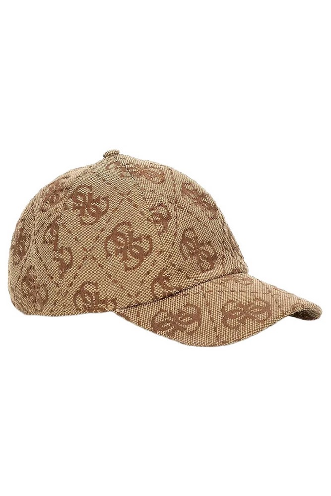 GUESS JEANIE JCQ MCR ALLVR BSBLL CAP ΚΑΠΕΛΟ ΓΥΝΑΙΚΕΙΟ LATTE