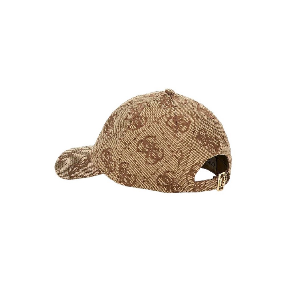 GUESS JEANIE JCQ MCR ALLVR BSBLL CAP ΚΑΠΕΛΟ ΓΥΝΑΙΚΕΙΟ LATTE