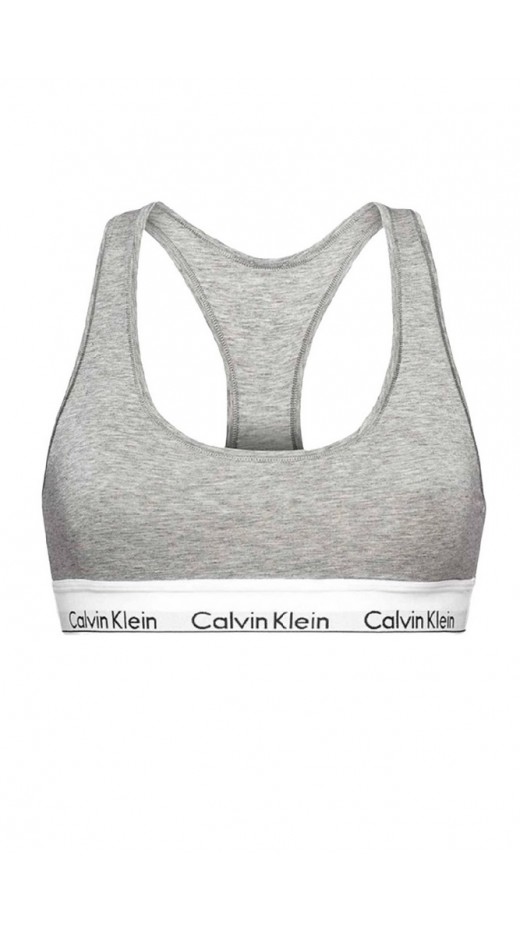CALVIN KLEIN UNLINED BRALETTE ΕΣΩΡΟΥΧΟ ΓΥΝΑΙΚΕΙΟ GREY
