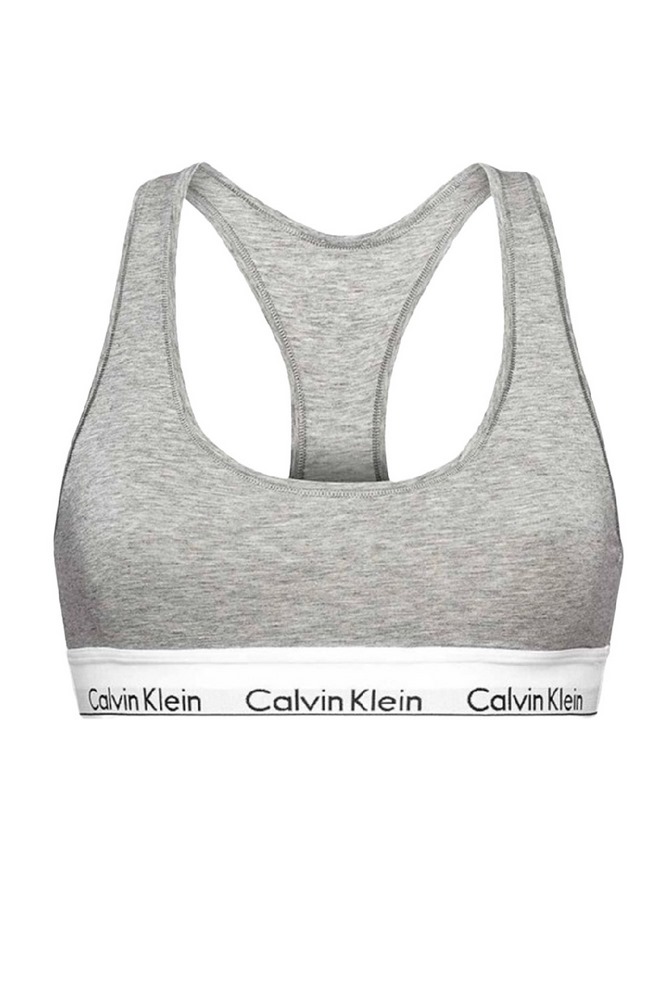CALVIN KLEIN UNLINED BRALETTE ΕΣΩΡΟΥΧΟ ΓΥΝΑΙΚΕΙΟ GREY