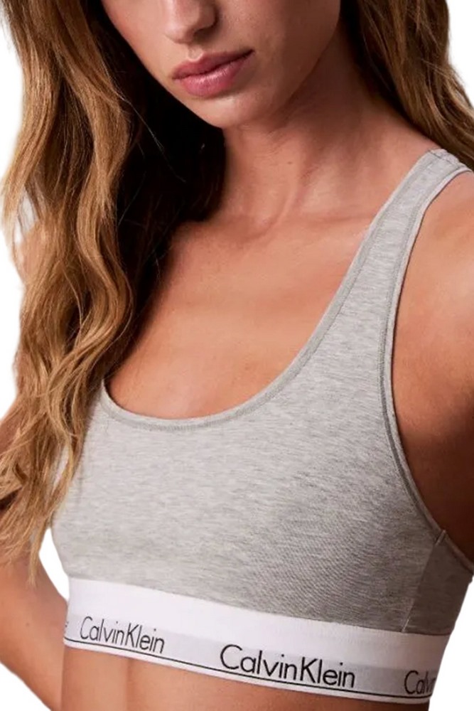 CALVIN KLEIN UNLINED BRALETTE ΕΣΩΡΟΥΧΟ ΓΥΝΑΙΚΕΙΟ GREY