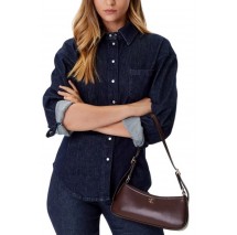CALVIN KLEIN SMALL SHOULDER BAG ΤΣΑΝΤΑ ΓΥΝΑΙΚΕΙΑ WINE